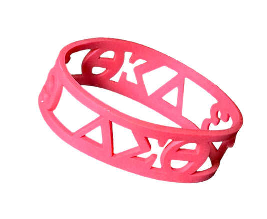 Delta Cut Out Silicone Bracelet