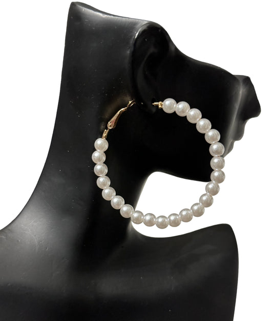 Pearl Hoops