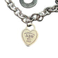 Delta Sigma Theta Stainless Steel Heart Toggle Necklace