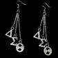 Dangling Delta Bling Earrings