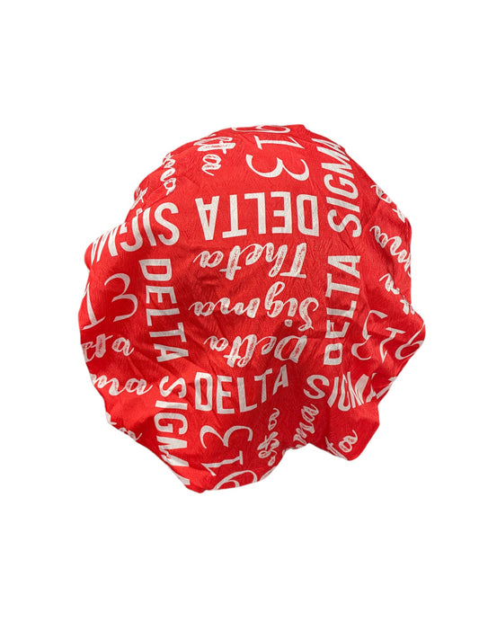 Red Satin Double Layer Bonnet