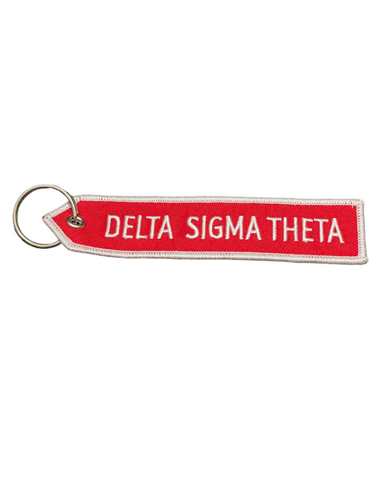 Delta Jet Tag Keychain