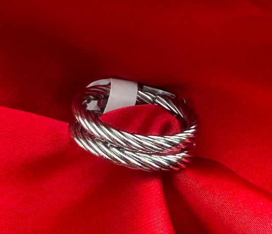 DST Twisted Cable Cord Stainless Ring