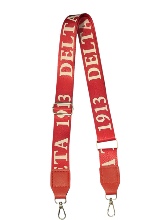 DELTA SIGMA THETA 1913 Adjustable Nylon Bag Strap