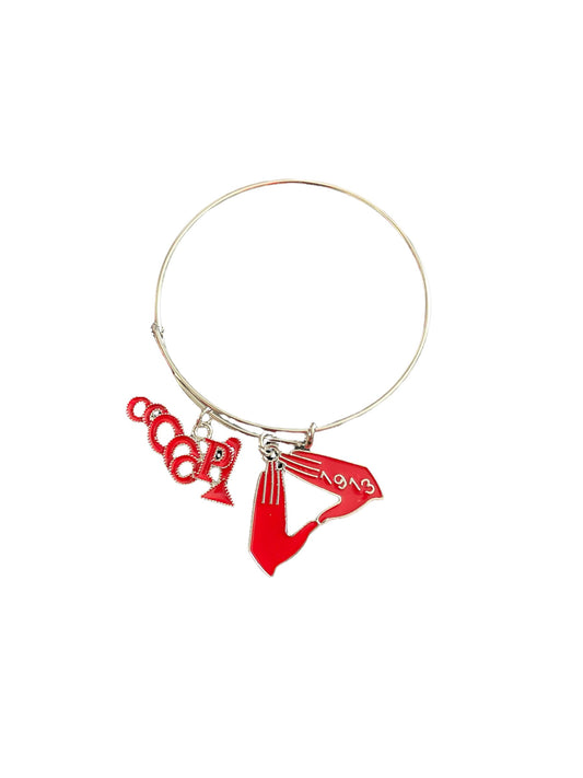 Oop Mid Charm Bangle Bracelet