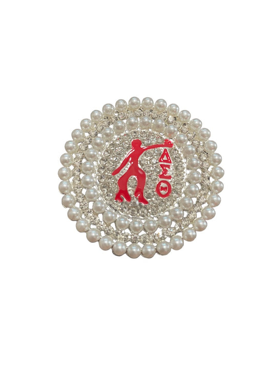 Diamonds, Pearls & Fortitude Brooch