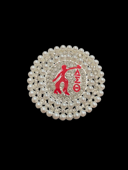 Diamonds, Pearls & Fortitude Brooch